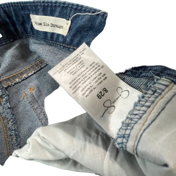 Jessica Simpson high rise slim straight jeans size 8/29 - Picture 7 of 14